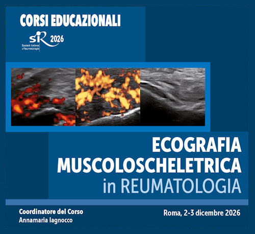 Ecografia Muscoloscheletrica in Reumatologia - Corso SIR Roma 2-3 dicembre 2026